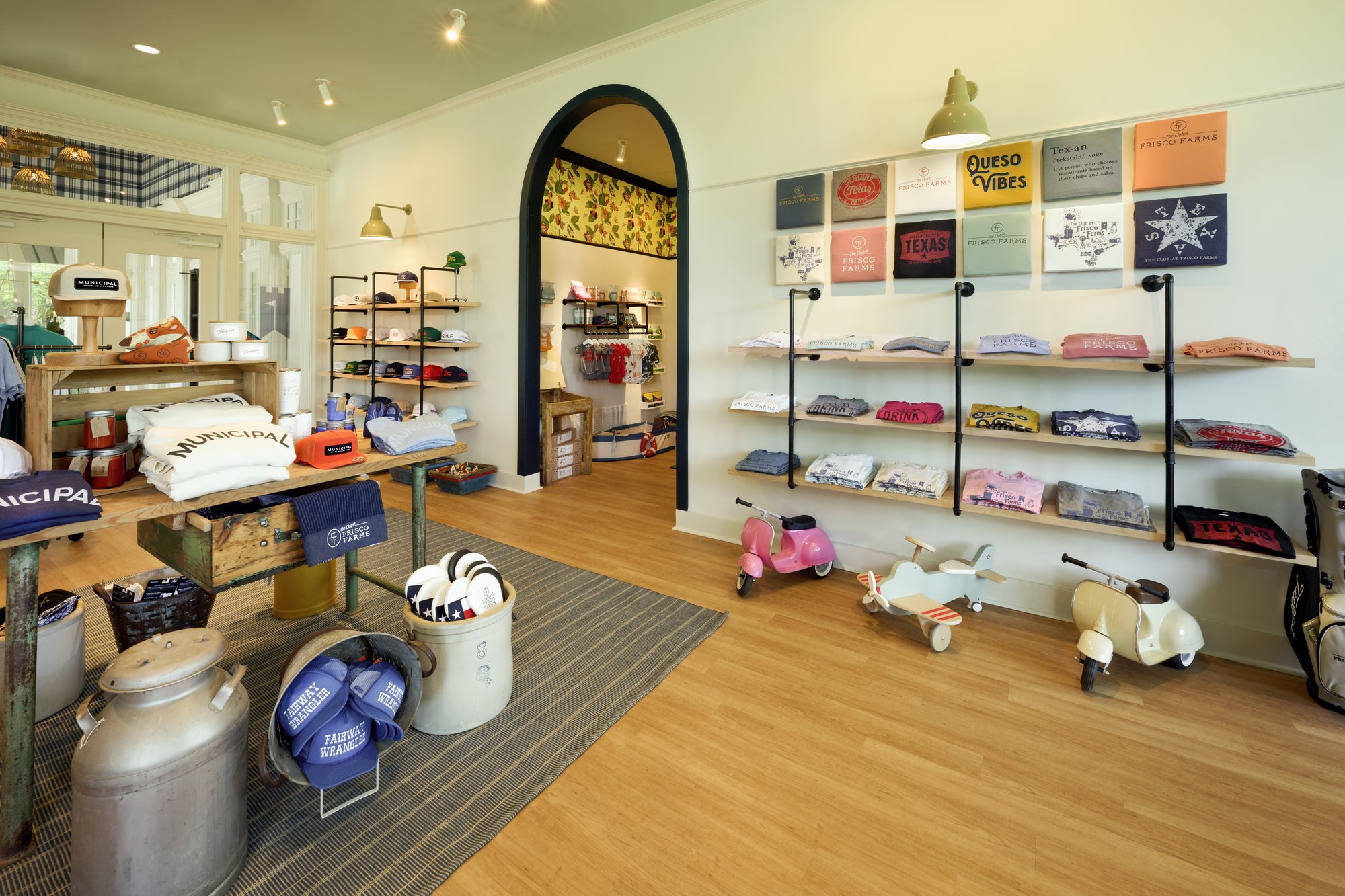 Frisco Farms Proshop Hat shirt wall