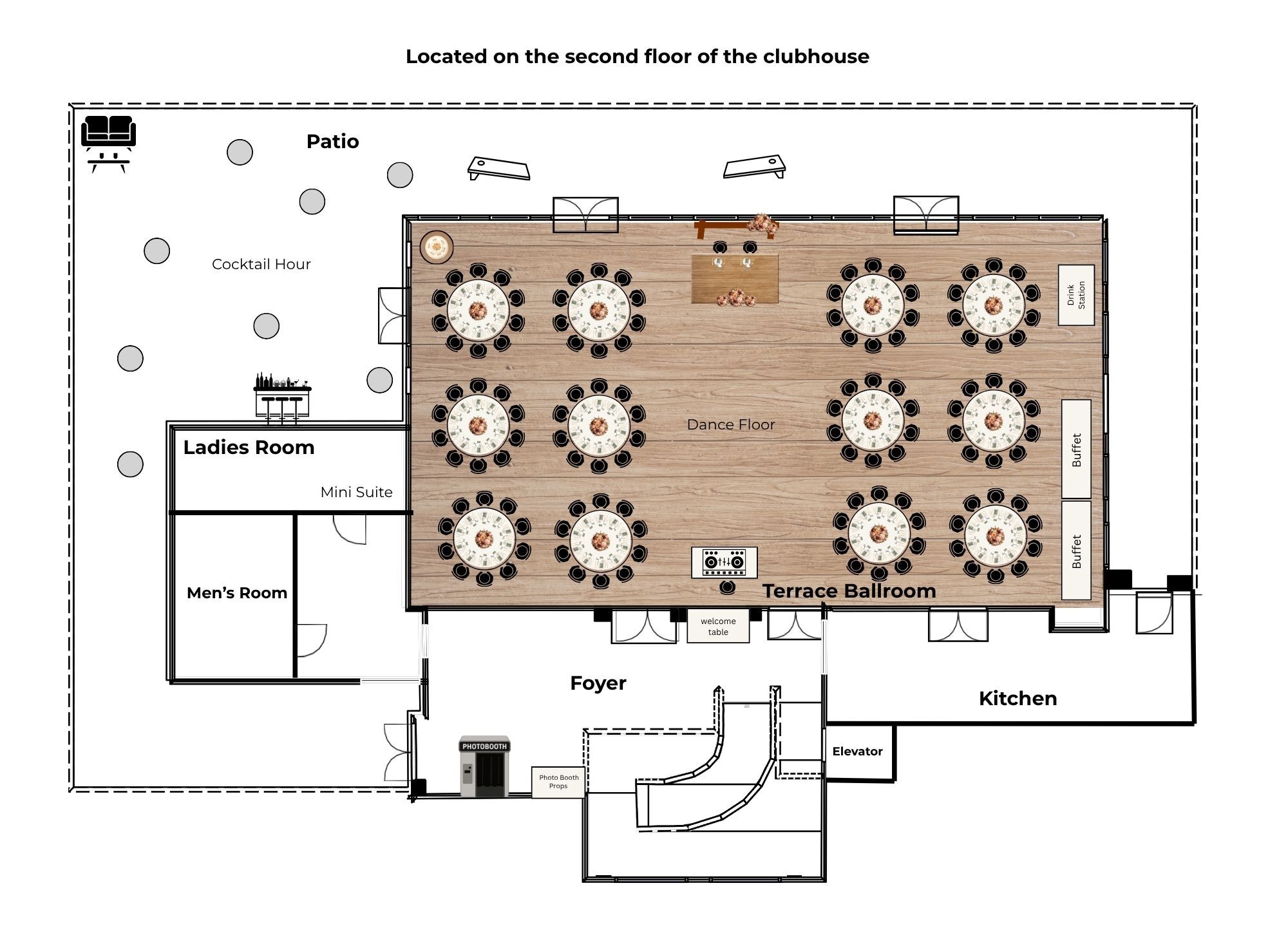 Meadowlark Floorplan - Weddings