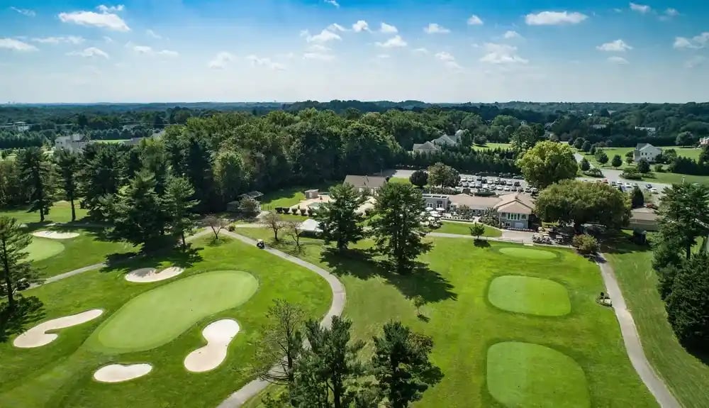 Montgomery Back of Clubhouse Aerial