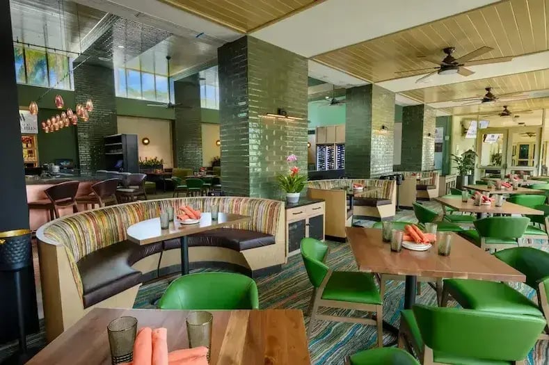 Weston Hills dining room