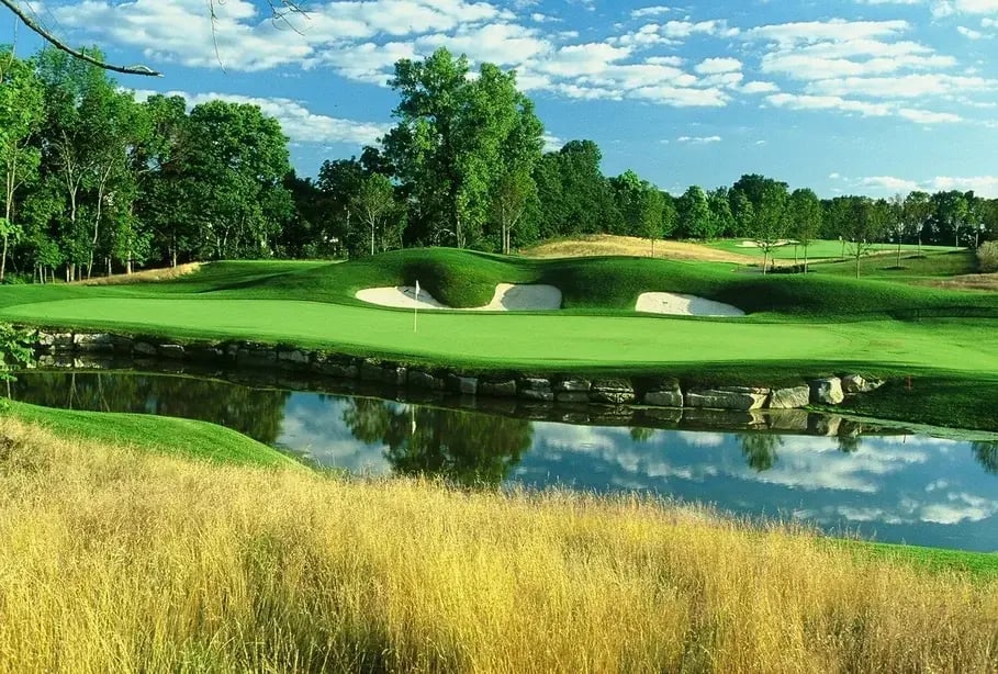 Tartan Fields course and water