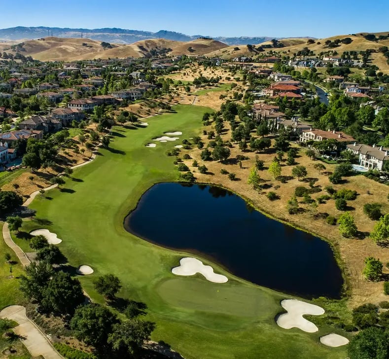 Ruby Hill Hole 18 Aerial
