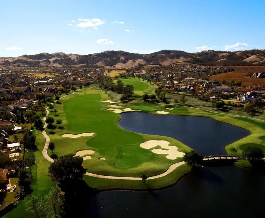 Ruby Hill hole 5 aerial