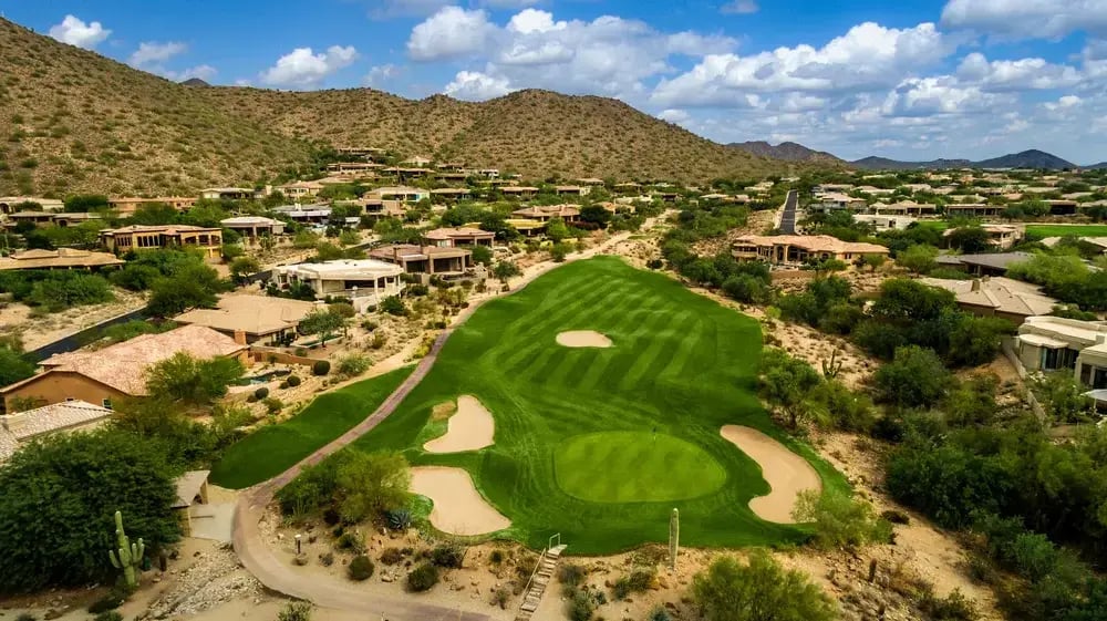 Ancala hole 13 aerial