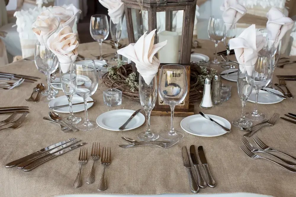 Wedding tablescape