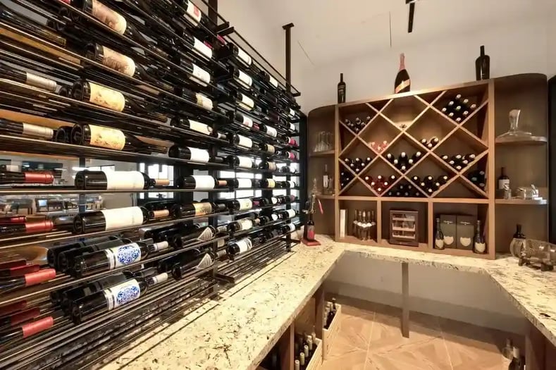 Gentle Creek wine cellar