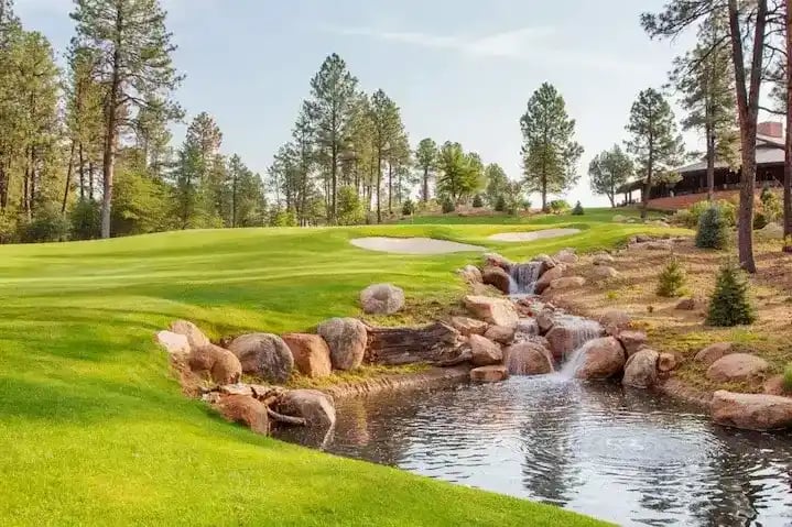 Chaparral Pines waterfall