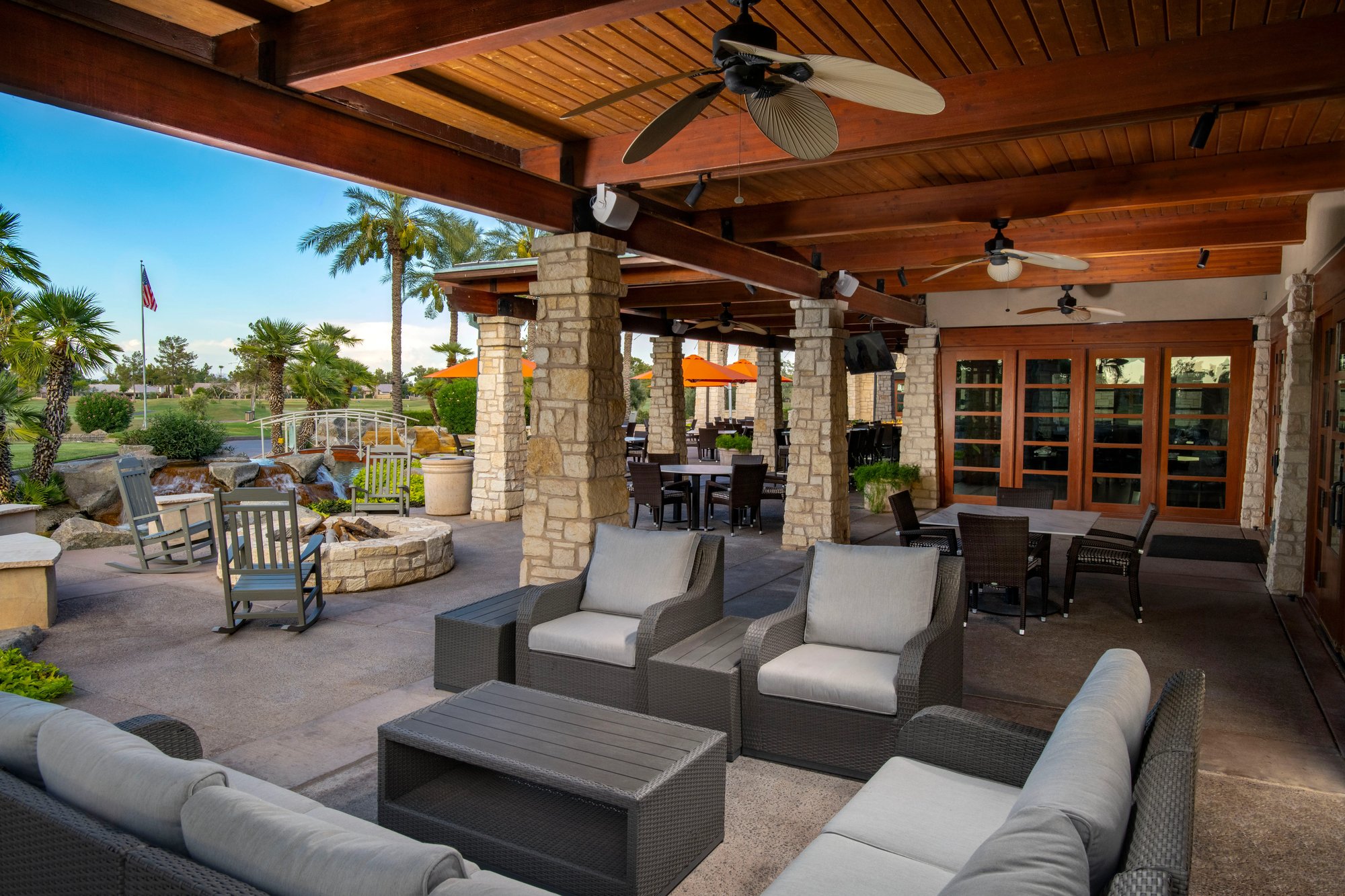 Ocotillo Golf Club_Patio couch