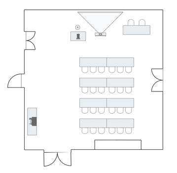 CCOS Floorplan - Magnolia Room for 40