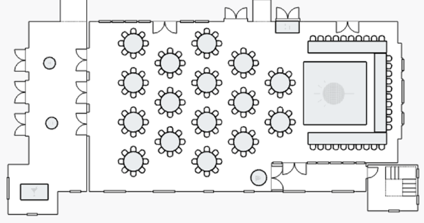 Manor Floorplan - Ballroom Reception