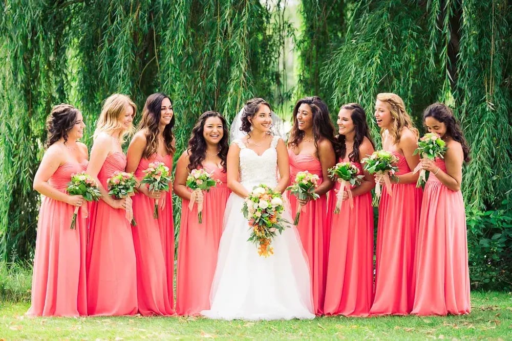 Majestic Oaks wedding party