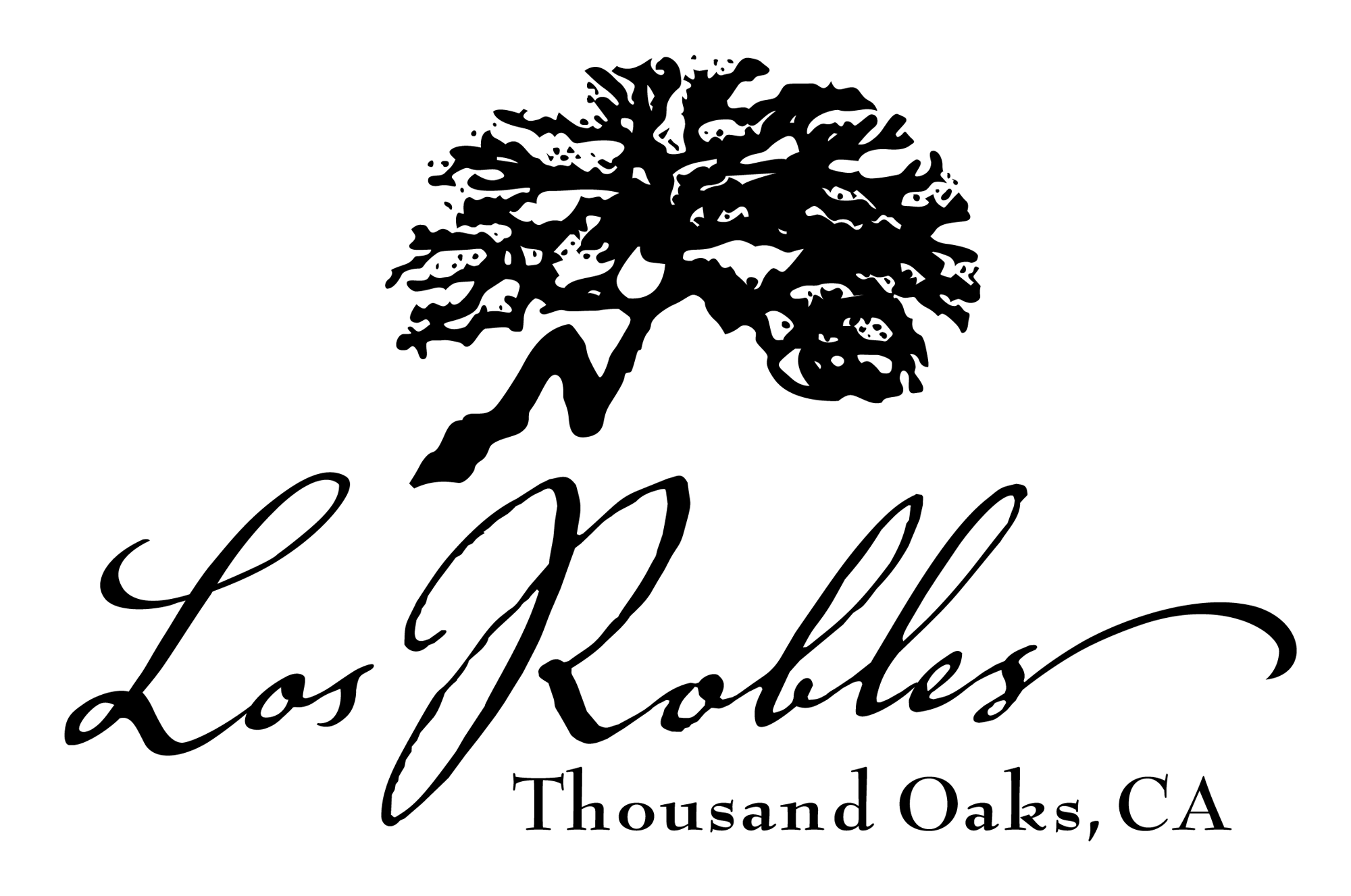Los Robles BLACK Logo-01