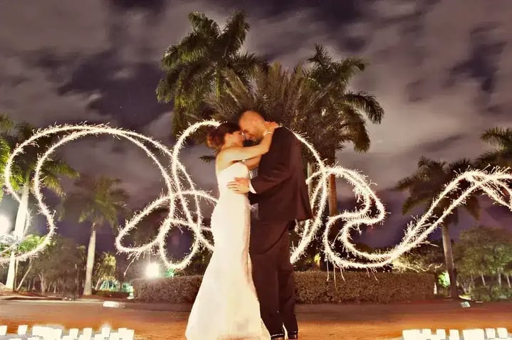 Weston Hills Wedding Sparklers